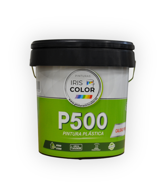 Pintura Plástica Mate P-500 – Alta Cubrición Interior/Exterior